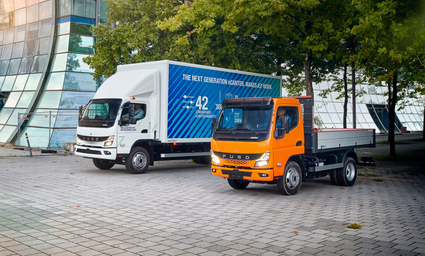 Fuso eCanter 4.25t - Opções de montagem