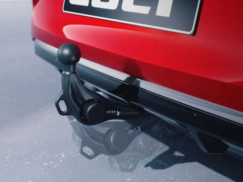 Kit de reboque de 13 pinos, retrátil - Mitsubishi Colt