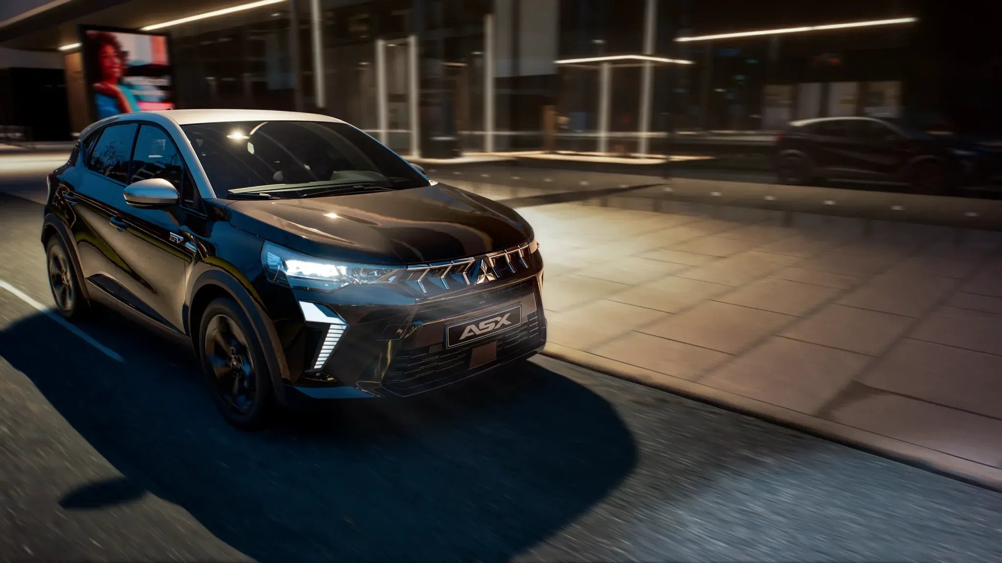 Frisos exteriores em preto brilhante — Mitsubishi ASX Black Edition