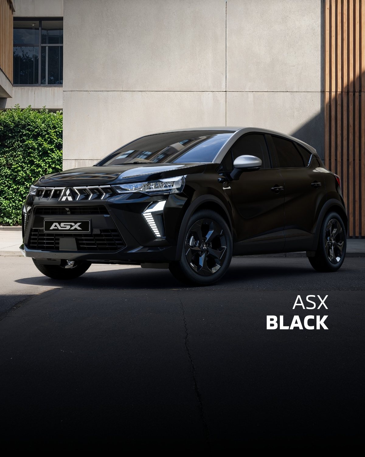 Cartaz oficial do Mitsubishi ASX Black Edition