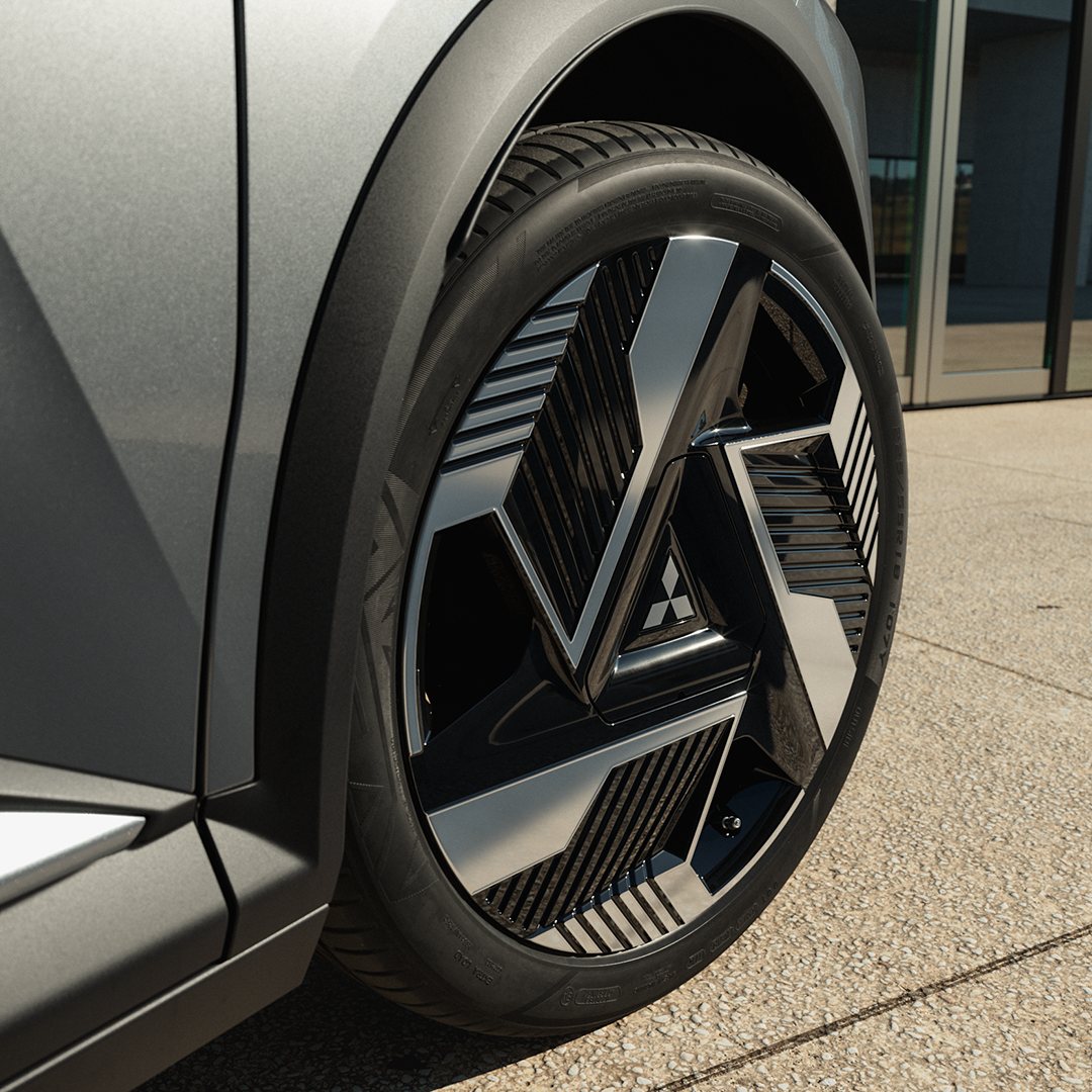 Jante de liga leve de 19 polegadas do Mitsubishi Eclipse Cross EV