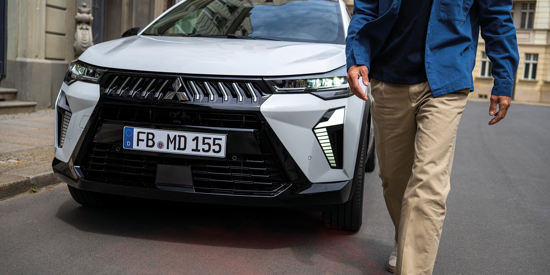 Sistema Keyless do Mitsubishi Grandis a destrancar com a aproximação
