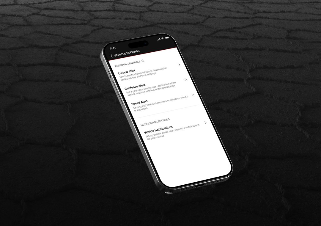 Notificação de alarme do Outlander PHEV na aplicação