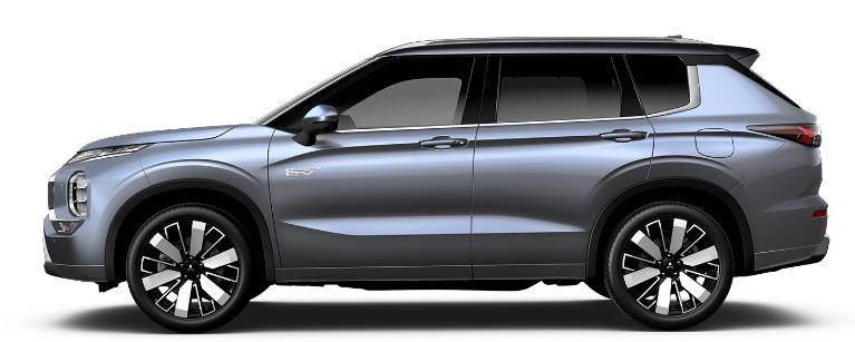 Mitsubishi Outlander PHEV de perfil