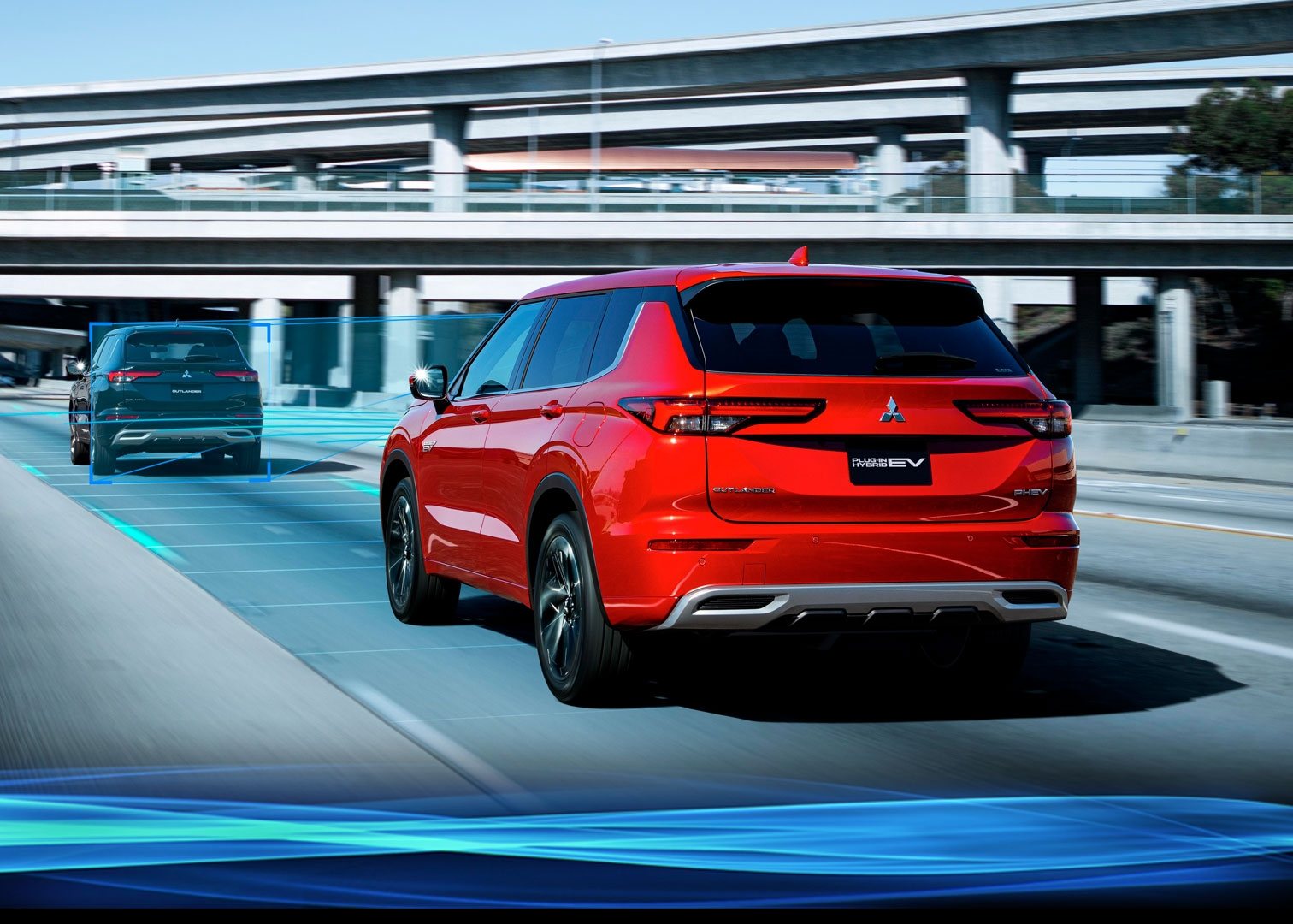 Sistemas de assistência à condução do Mitsubishi Outlander PHEV