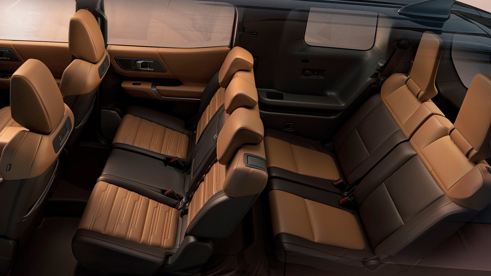 Espaço a bordo do novo Mitsubishi Pajero