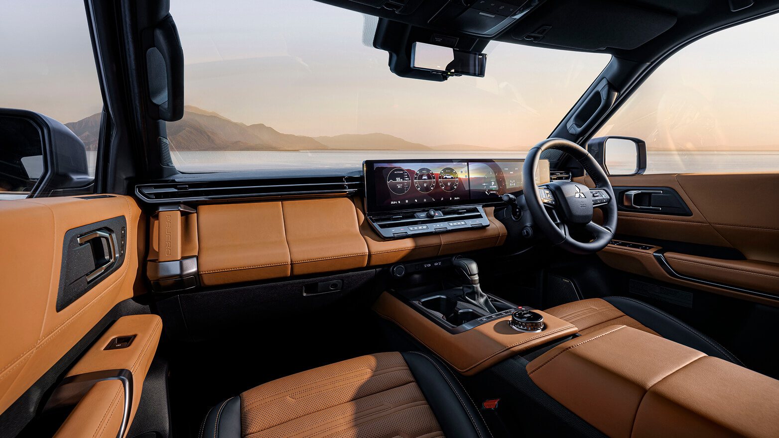 Interior do novo Mitsubishi Pajero