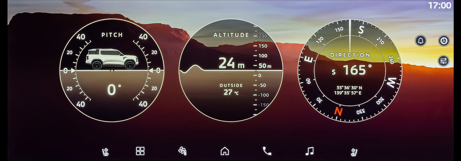 Multi Meter do novo Mitsubishi Pajero