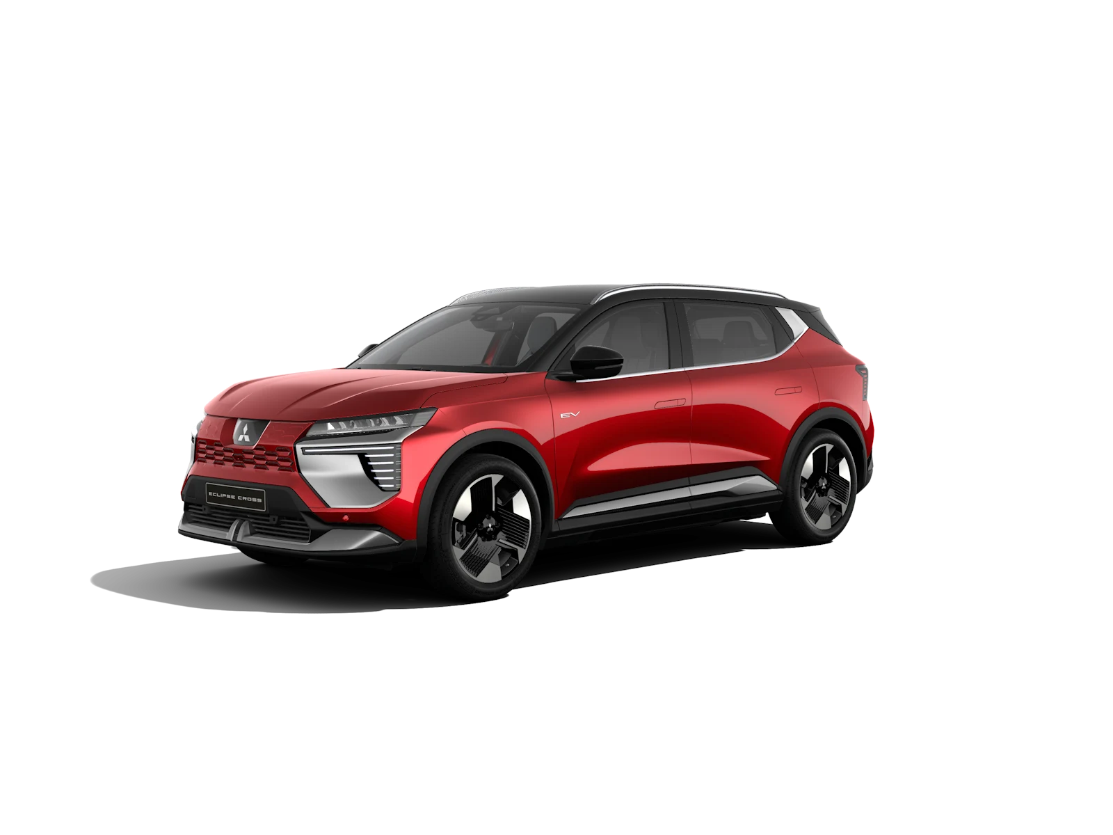 Mitsubishi Eclipse Cross EV em Sunrise Red + Onyx Black