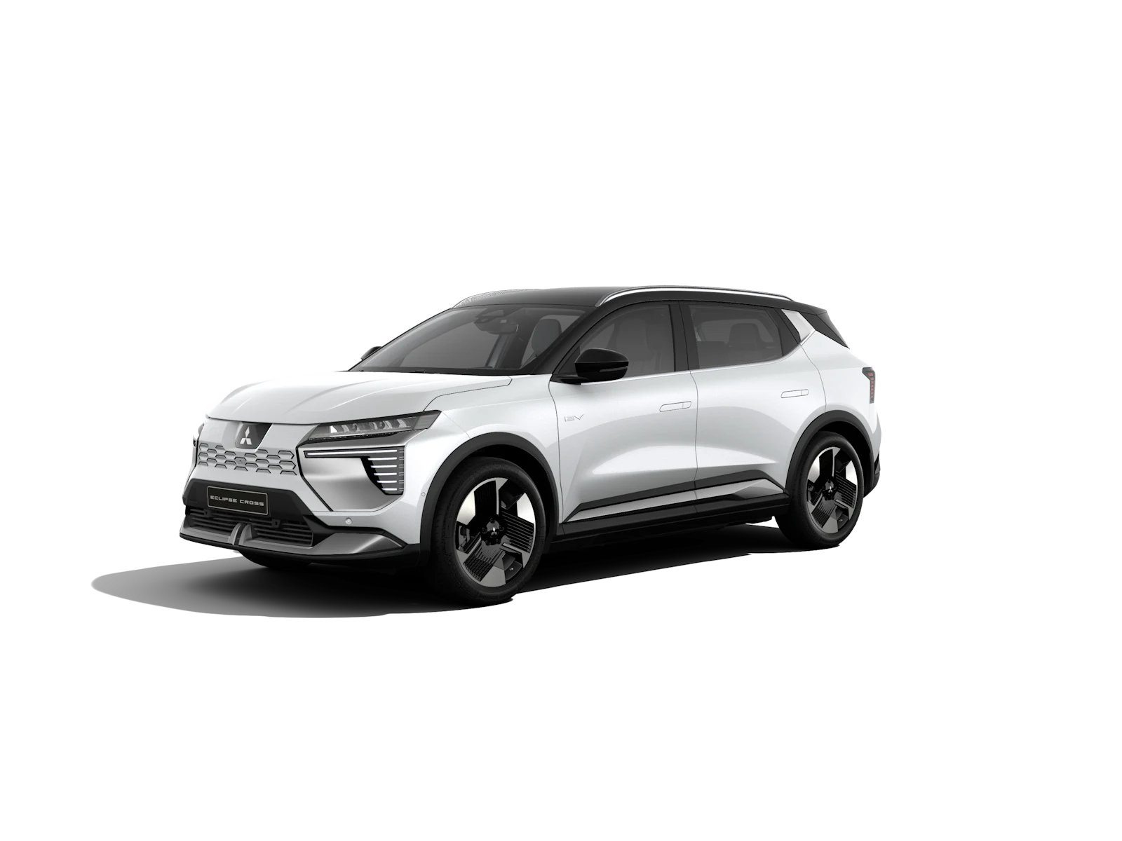 Mitsubishi Eclipse Cross EV em Crystal White + Onyx Black