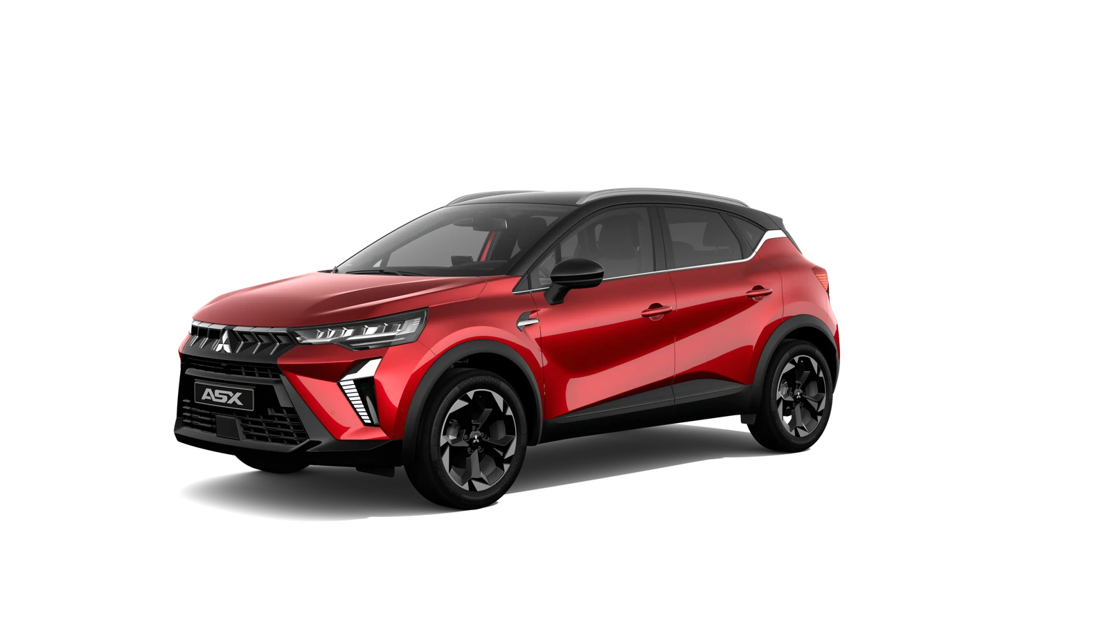 Mitsubishi ASX em Sunrise Red + Onyx Black
