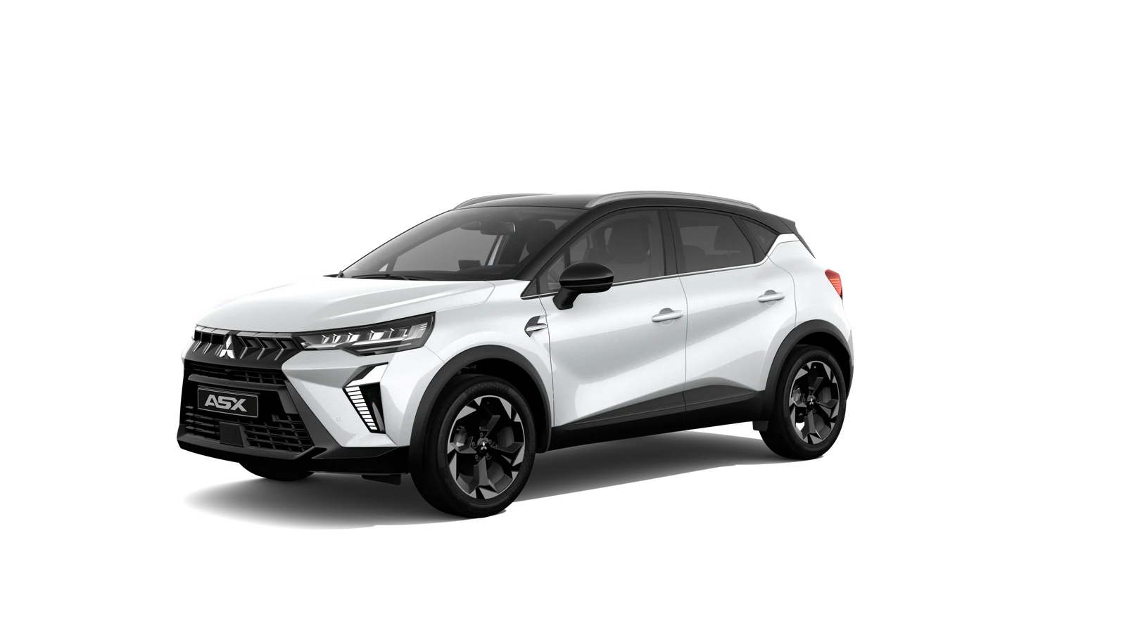 Mitsubishi ASX em Crystal White + Onyx Black